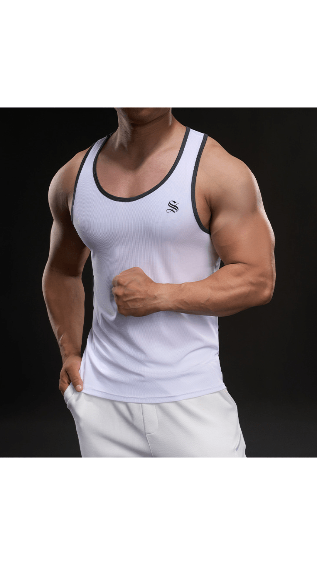 Buna 2 - Tank Top for Men - Sarman Fashion - Wholesale Clothing Fashion Brand for Men from Canada