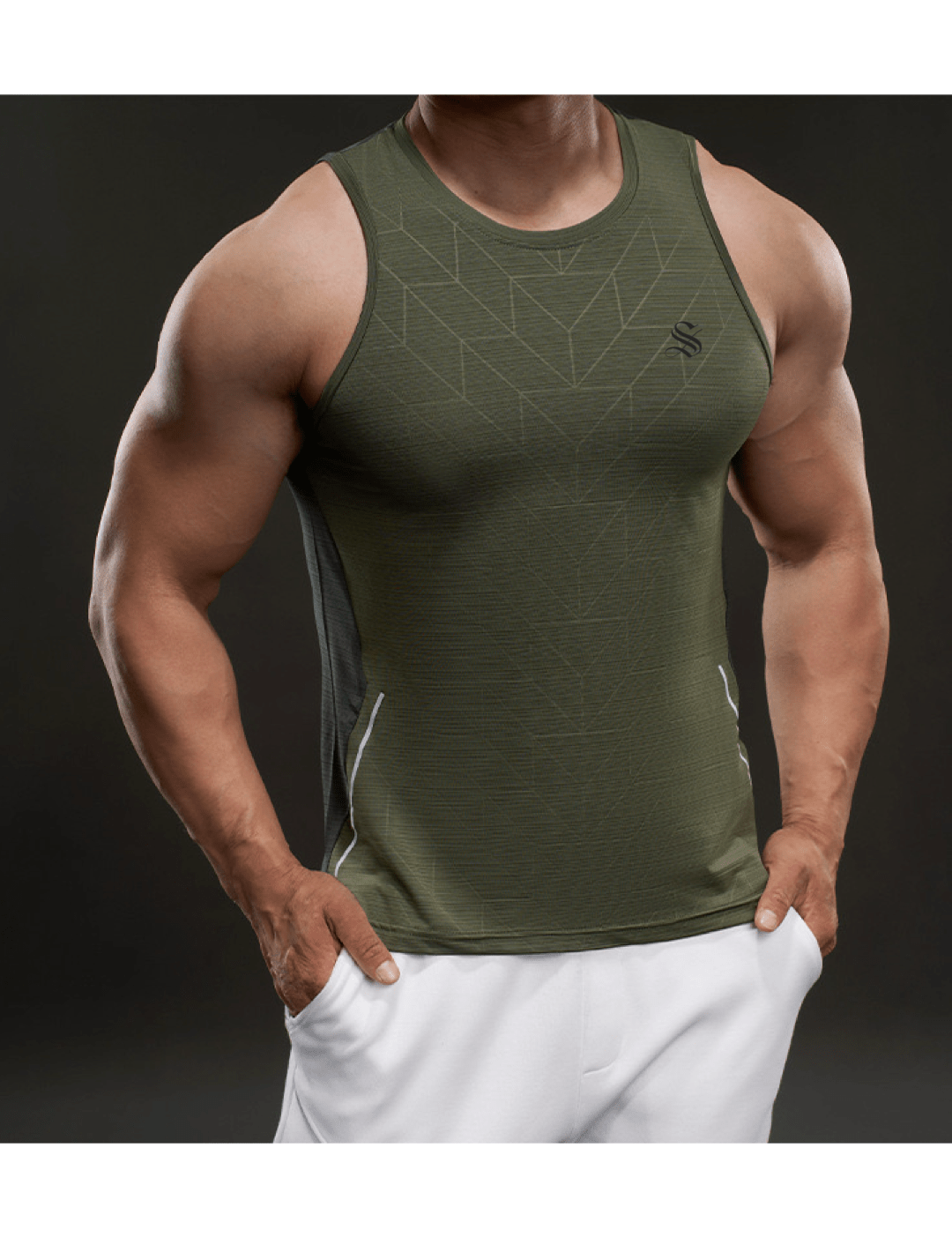 Buna 3 - Tank Top for Men - Sarman Fashion - Wholesale Clothing Fashion Brand for Men from Canada