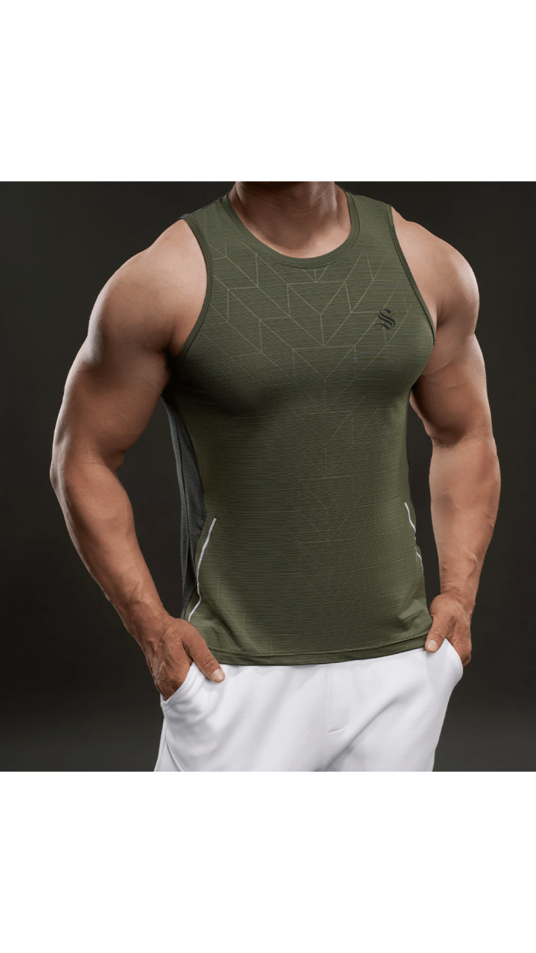 Buna 3 - Tank Top for Men - Sarman Fashion - Wholesale Clothing Fashion Brand for Men from Canada
