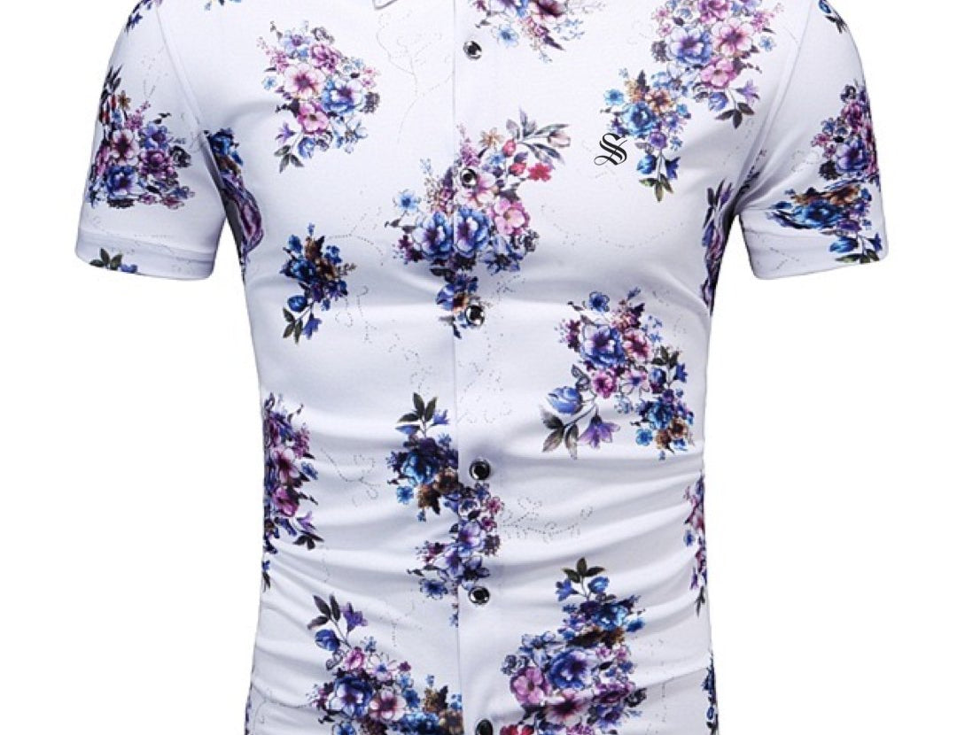 Buzi - Short Sleeves Shirt for Men - Sarman Fashion - Wholesale Clothing Fashion Brand for Men from Canada