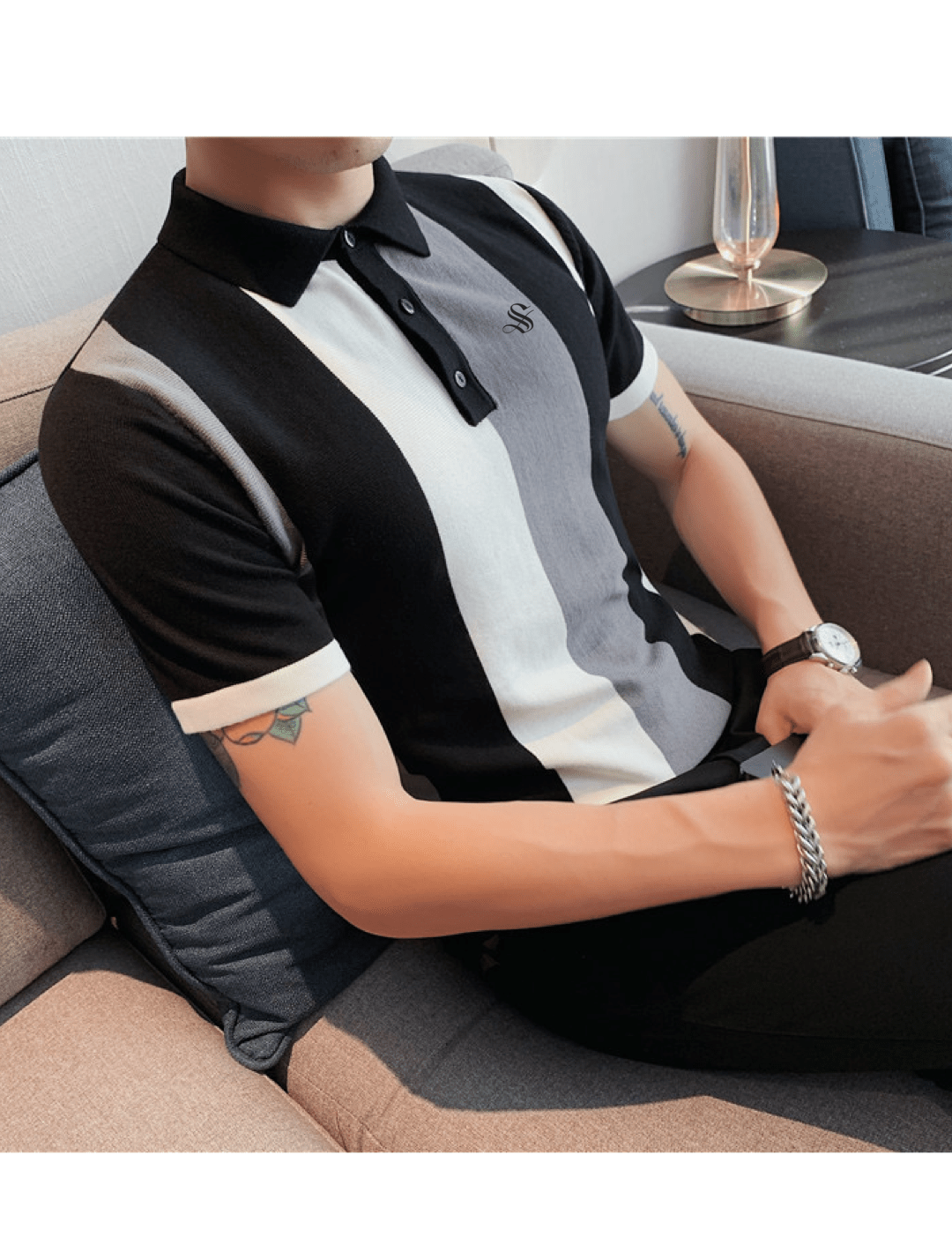 Cabat - Polo Shirt for Men - Sarman Fashion - Wholesale Clothing Fashion Brand for Men from Canada