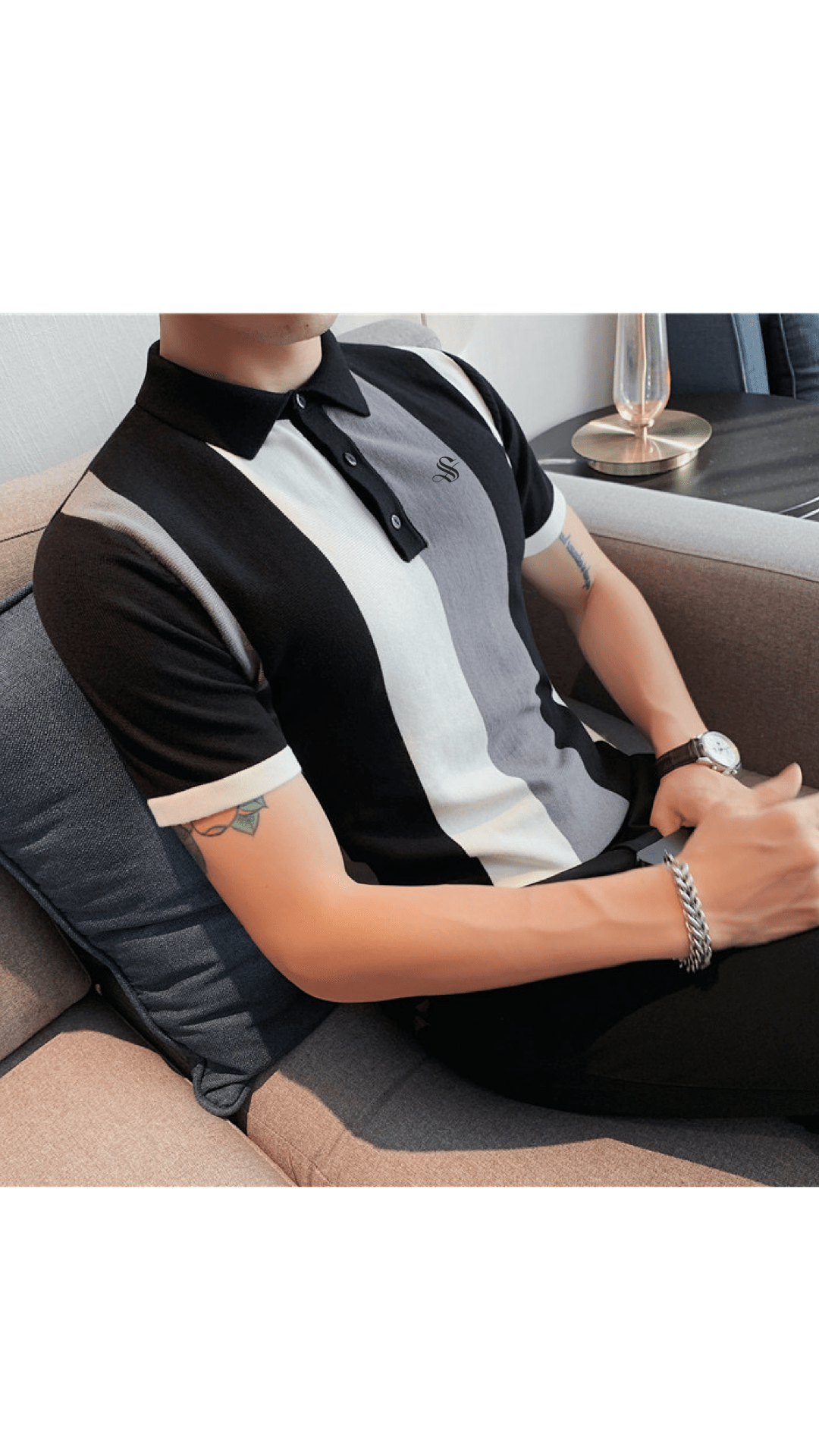 Cabat - Polo Shirt for Men - Sarman Fashion - Wholesale Clothing Fashion Brand for Men from Canada