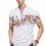 Ceba 3 - V - Neck T-Shirt for Men - Sarman Fashion - Wholesale Clothing Fashion Brand for Men from Canada