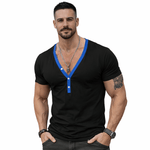 Charman 3 - V - Neck T-Shirt for Men - Sarman Fashion - Wholesale Clothing Fashion Brand for Men from Canada