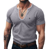 Charman 4 - V-Neck T-Shirt for Men - Sarman Fashion - Wholesale Clothing Fashion Brand for Men from Canada