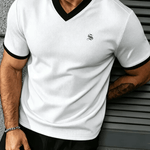 Charman 6 - V-Neck T-Shirt for Men - Sarman Fashion - Wholesale Clothing Fashion Brand for Men from Canada