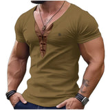 Charman - V-Neck T-Shirt for Men - Sarman Fashion - Wholesale Clothing Fashion Brand for Men from Canada