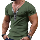 Charman - V-Neck T-Shirt for Men - Sarman Fashion - Wholesale Clothing Fashion Brand for Men from Canada