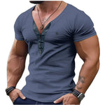 Charman - V-Neck T-Shirt for Men - Sarman Fashion - Wholesale Clothing Fashion Brand for Men from Canada