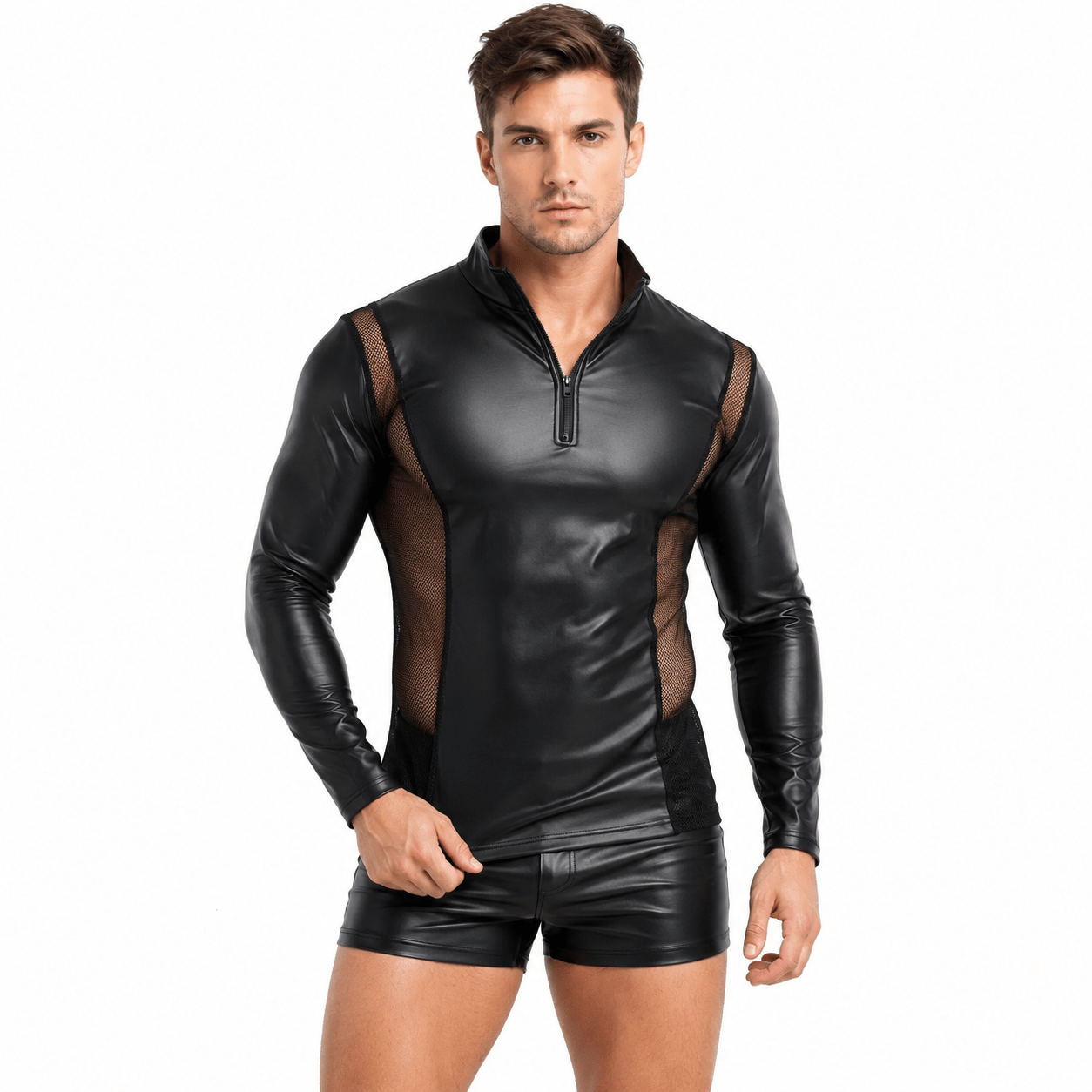 CHora 41 - Jumpsuit Leggings for Men - Sarman Fashion - Wholesale Clothing Fashion Brand for Men from Canada