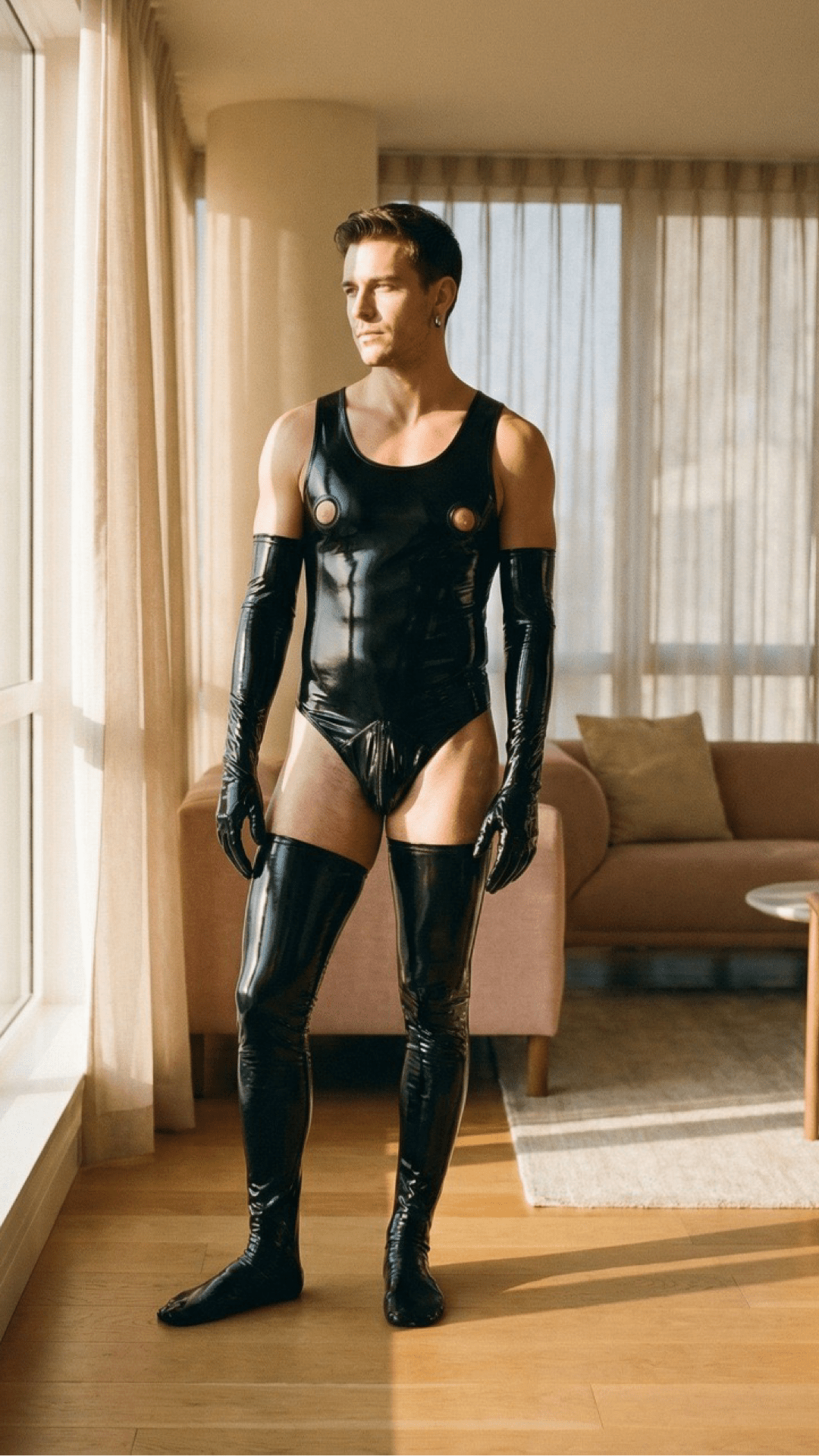 CHora 42B - “Complete” Jumpsuit set Leggings for Men - Sarman Fashion - Wholesale Clothing Fashion Brand for Men from Canada
