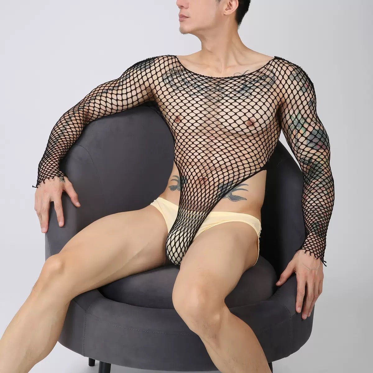 CHora 57 - Jumpsuit Leggings for Men - Sarman Fashion - Wholesale Clothing Fashion Brand for Men from Canada