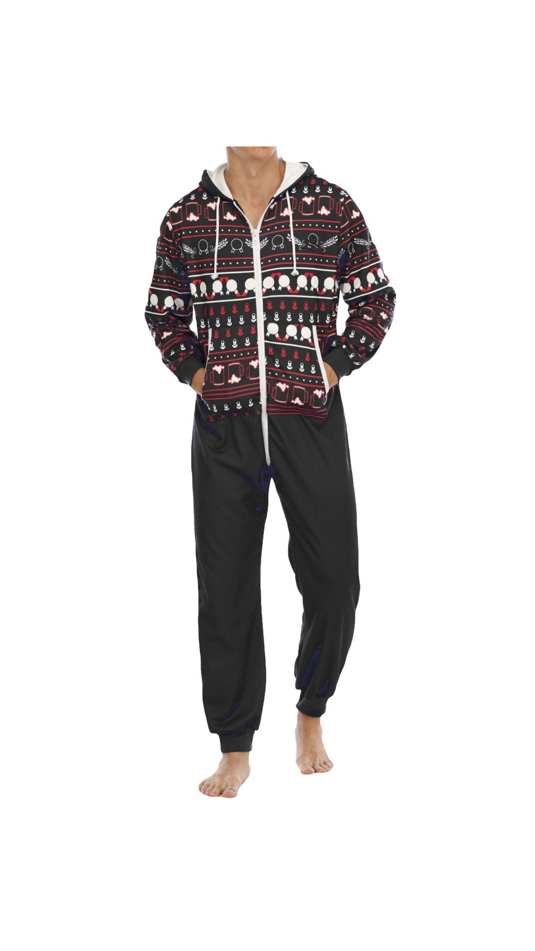 Christmas 4 - Pajamas Complete set for Men - Sarman Fashion - Wholesale Clothing Fashion Brand for Men from Canada