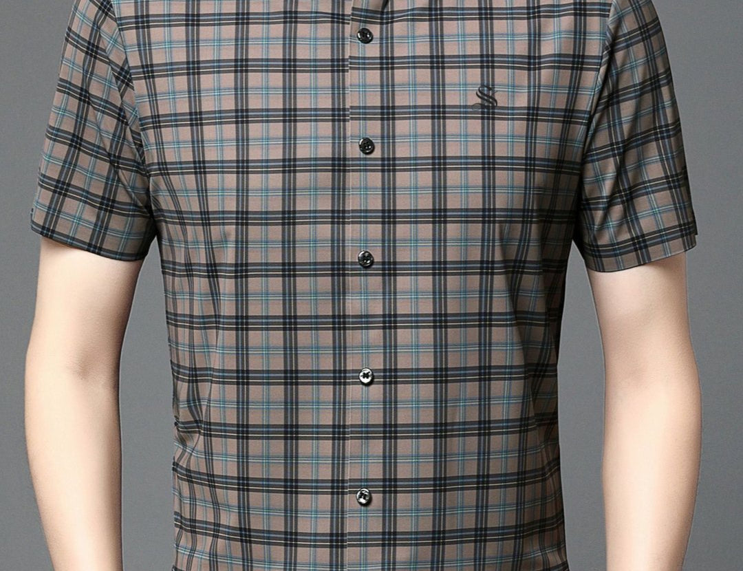 Cinco - Short Sleeves Shirt for Men - Sarman Fashion - Wholesale Clothing Fashion Brand for Men from Canada