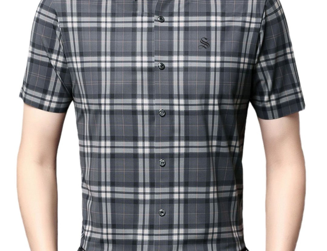 Cinco - Short Sleeves Shirt for Men - Sarman Fashion - Wholesale Clothing Fashion Brand for Men from Canada