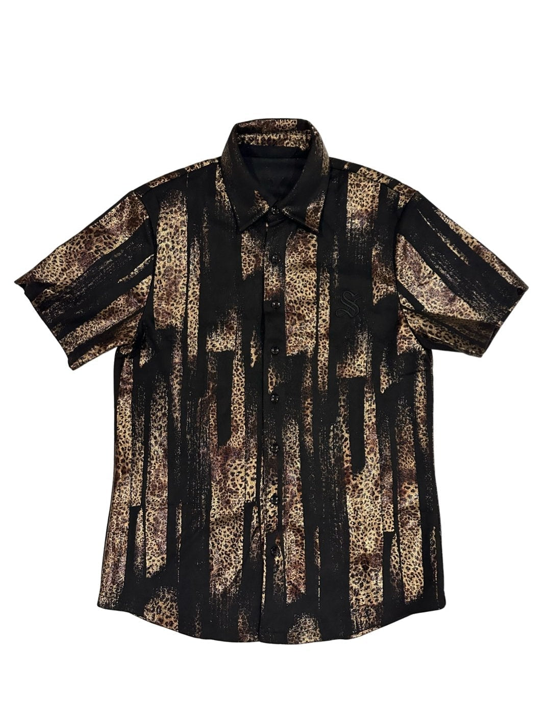 Clamondo - Black Short Sleeves T-Shirt for Men - Sarman Fashion - Wholesale Clothing Fashion Brand for Men from Canada