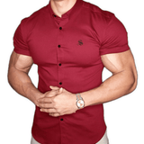 Clean Cut 11 - Short Sleeves Shirt for Men - Sarman Fashion - Wholesale Clothing Fashion Brand for Men from Canada