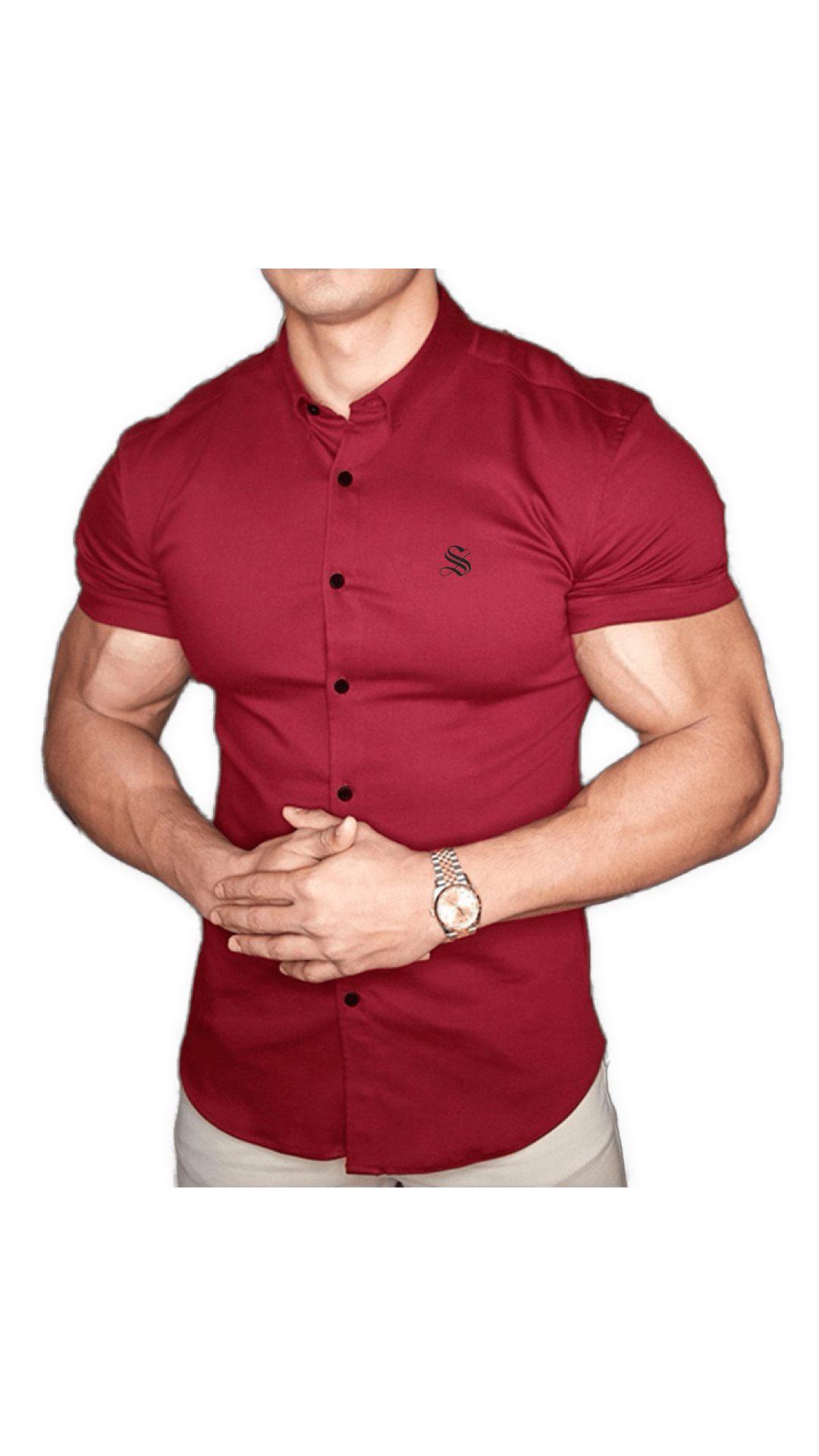 Clean Cut 11 - Short Sleeves Shirt for Men - Sarman Fashion - Wholesale Clothing Fashion Brand for Men from Canada