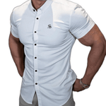 Clean Cut 11 - Short Sleeves Shirt for Men - Sarman Fashion - Wholesale Clothing Fashion Brand for Men from Canada