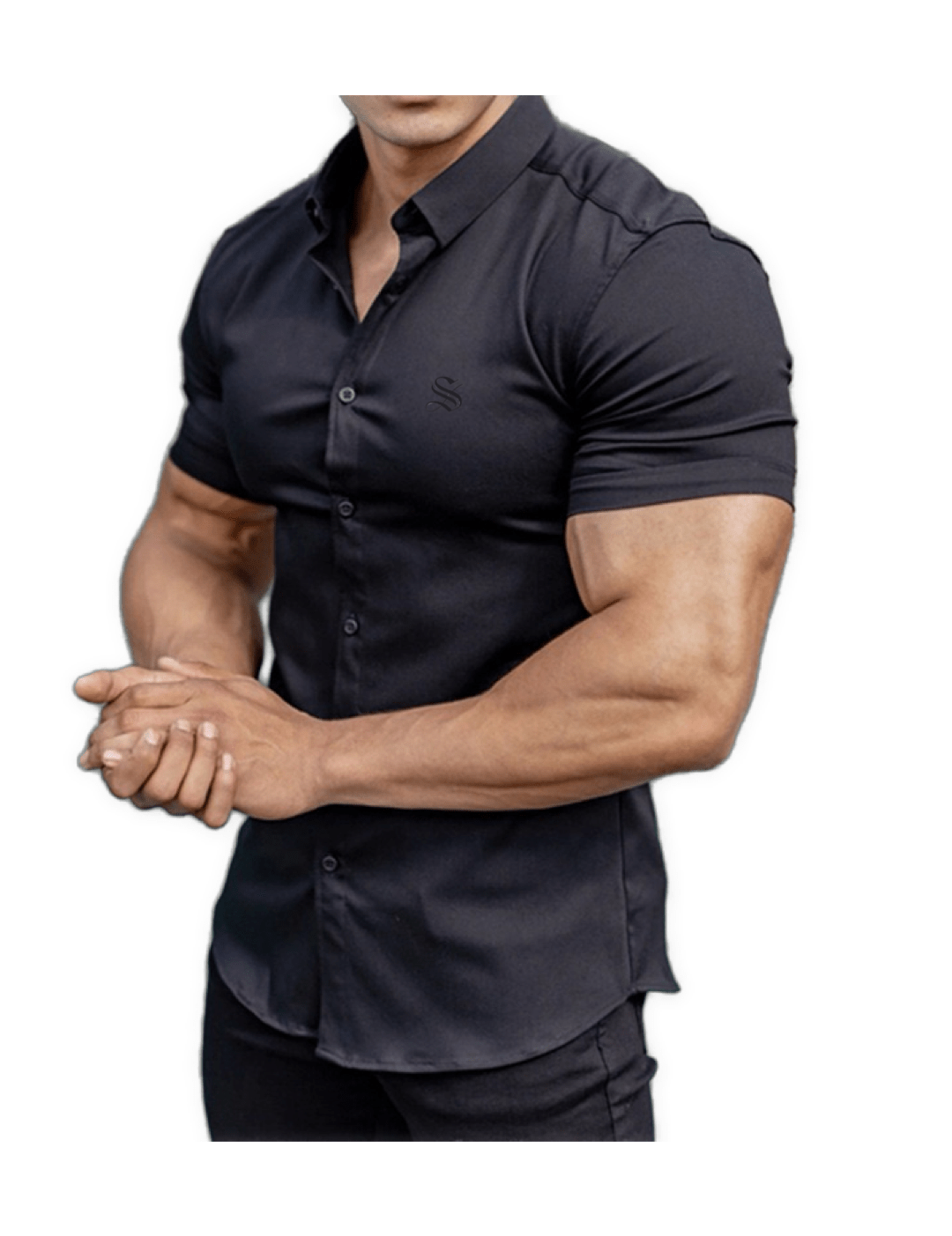 Clean Cut 11 - Short Sleeves Shirt for Men - Sarman Fashion - Wholesale Clothing Fashion Brand for Men from Canada