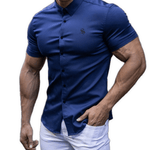 Clean Cut 11 - Short Sleeves Shirt for Men - Sarman Fashion - Wholesale Clothing Fashion Brand for Men from Canada