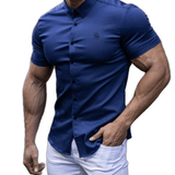 Clean Cut 11 - Short Sleeves Shirt for Men - Sarman Fashion - Wholesale Clothing Fashion Brand for Men from Canada