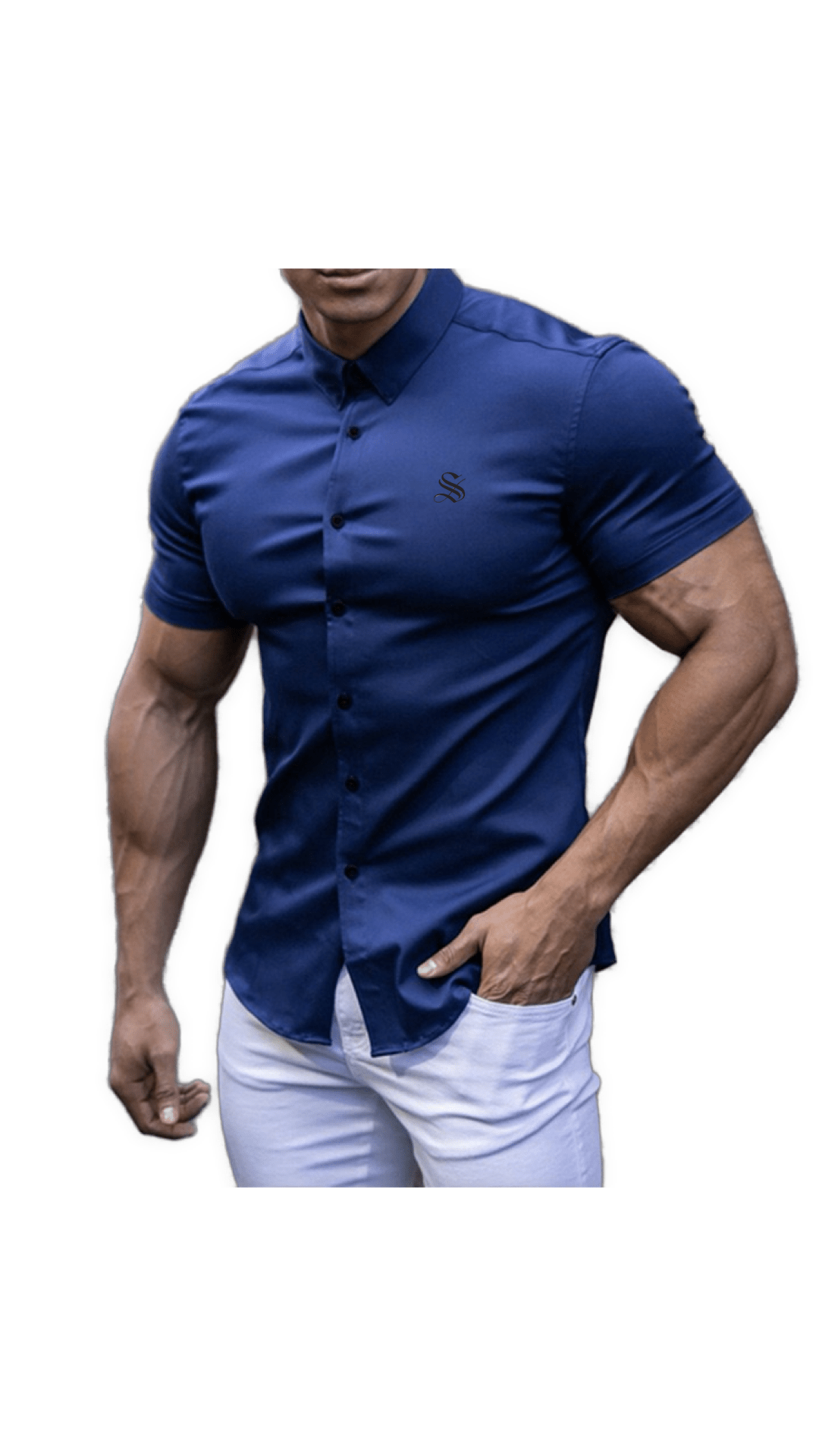Clean Cut 11 - Short Sleeves Shirt for Men - Sarman Fashion - Wholesale Clothing Fashion Brand for Men from Canada