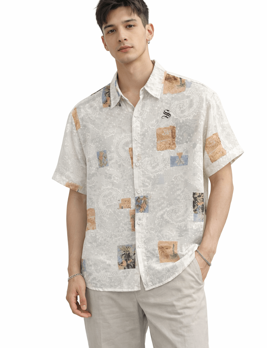 Clean Cut 13 - Short Sleeves Shirt for Men - Sarman Fashion - Wholesale Clothing Fashion Brand for Men from Canada