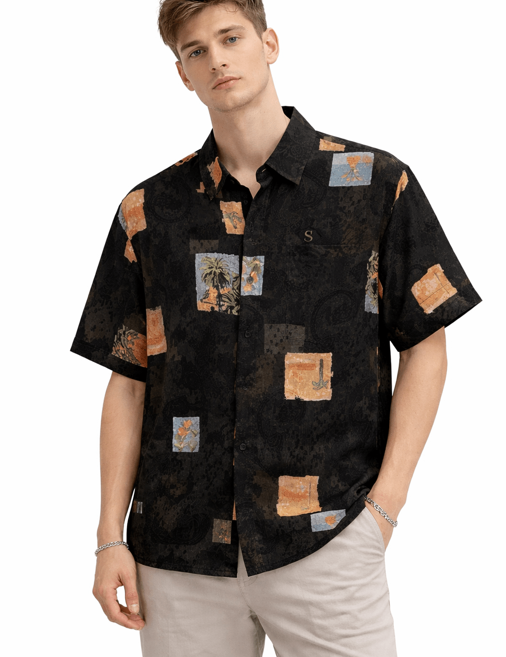 Clean Cut 13 - Short Sleeves Shirt for Men - Sarman Fashion - Wholesale Clothing Fashion Brand for Men from Canada