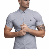 Clean Cut 4 - Short Sleeves Shirt for Men - Sarman Fashion - Wholesale Clothing Fashion Brand for Men from Canada