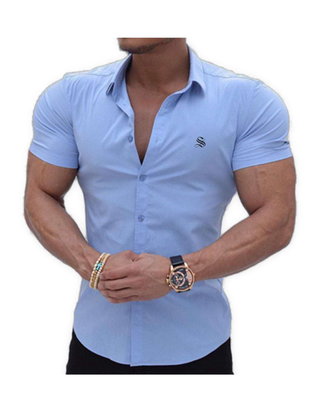 Clean Cut 4 - Short Sleeves Shirt for Men - Sarman Fashion - Wholesale Clothing Fashion Brand for Men from Canada
