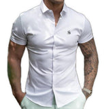 Clean Cut 4 - Short Sleeves Shirt for Men - Sarman Fashion - Wholesale Clothing Fashion Brand for Men from Canada