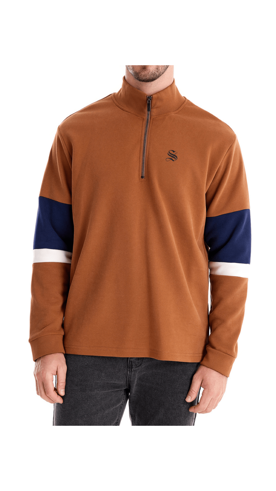 CLT 22 - Long Sleeves Track Top for Men - Sarman Fashion - Wholesale Clothing Fashion Brand for Men from Canada