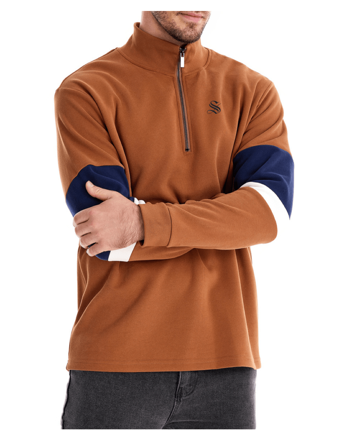 CLT 22 - Long Sleeves Track Top for Men - Sarman Fashion - Wholesale Clothing Fashion Brand for Men from Canada