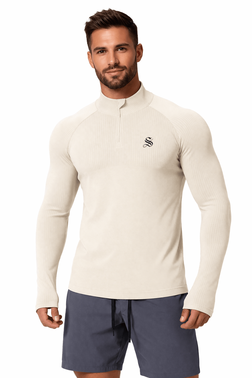 CLT 27 - Long Sleeves Track Top for Men - Sarman Fashion - Wholesale Clothing Fashion Brand for Men from Canada