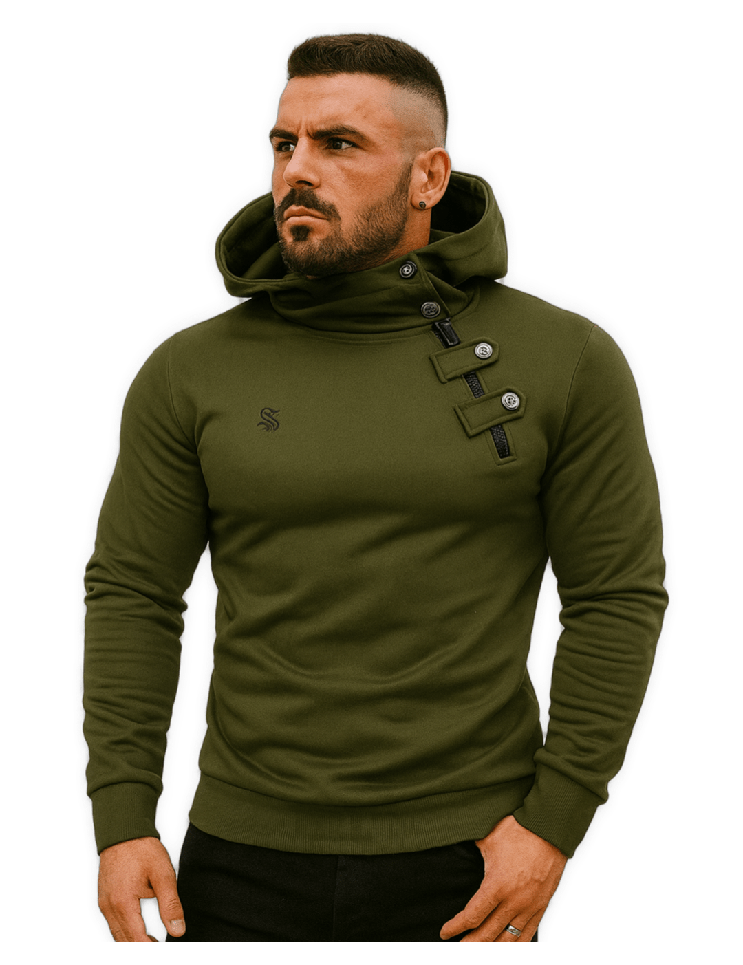 CLT 30 - Long Sleeves hoodie Top for Men - Sarman Fashion - Wholesale Clothing Fashion Brand for Men from Canada