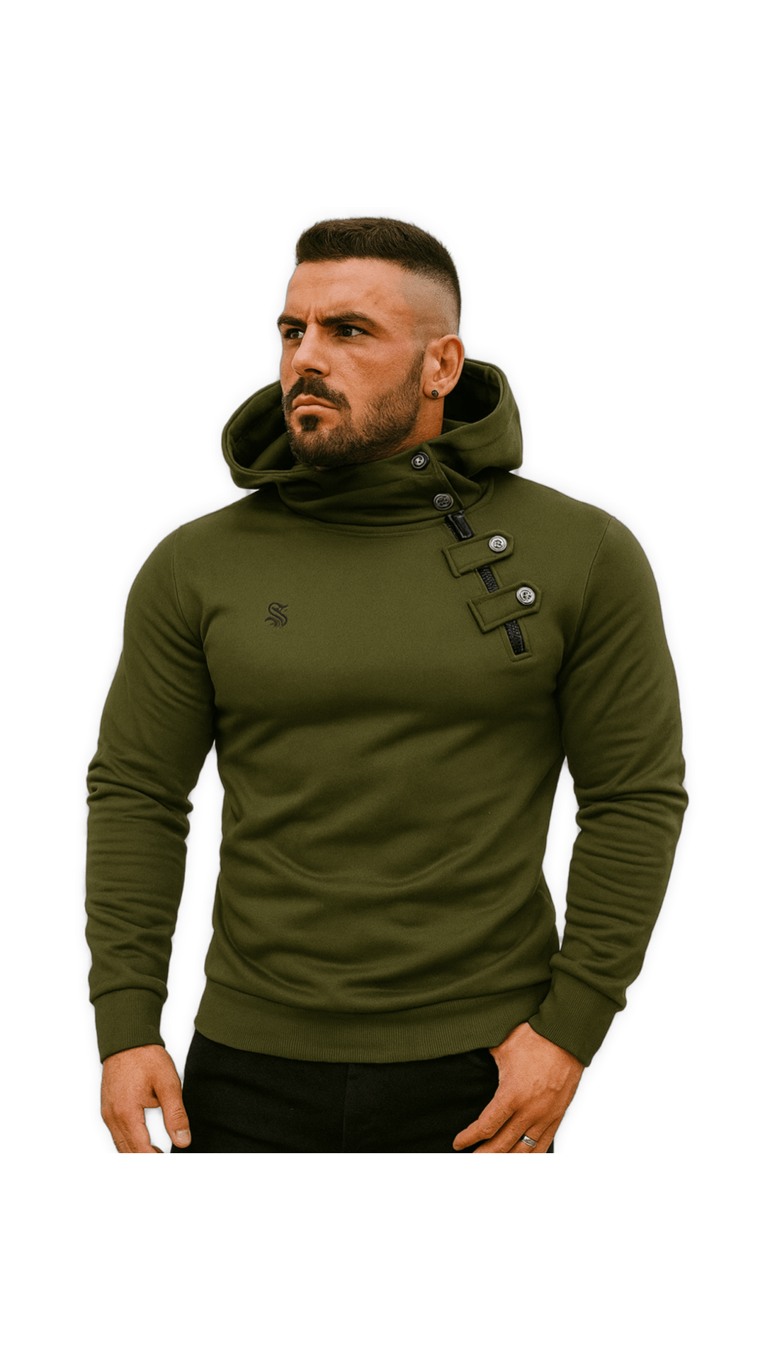 CLT 30 - Long Sleeves hoodie Top for Men - Sarman Fashion - Wholesale Clothing Fashion Brand for Men from Canada