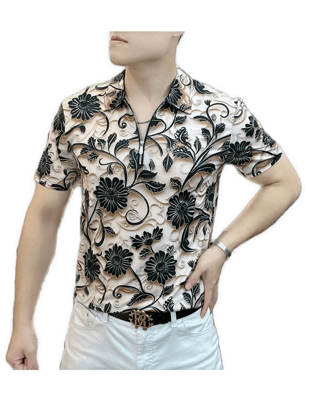 CNM - Polo Shirt for Men - Sarman Fashion - Wholesale Clothing Fashion Brand for Men from Canada