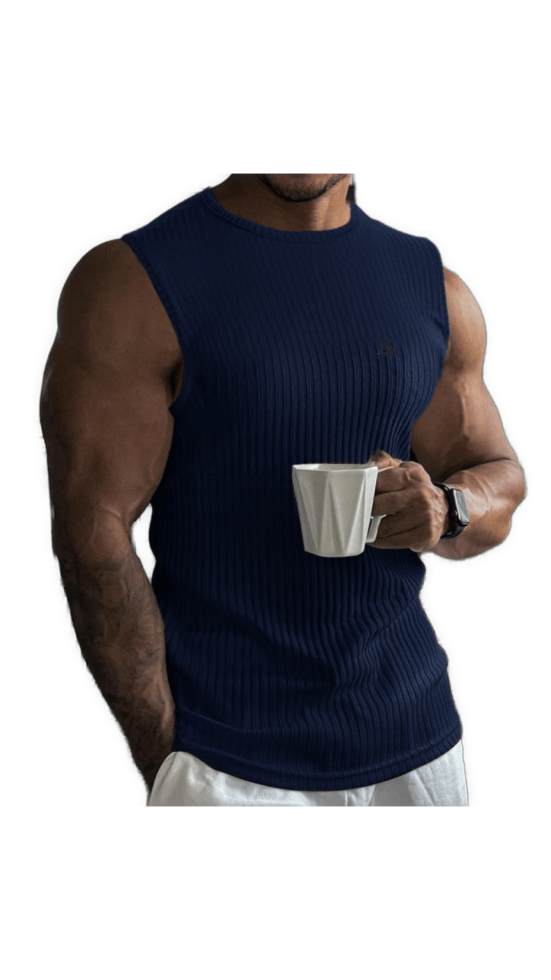 CNP - Tank Top for Men - Sarman Fashion - Wholesale Clothing Fashion Brand for Men from Canada