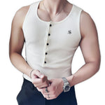 Coffee - Tank Top for Men - Sarman Fashion - Wholesale Clothing Fashion Brand for Men from Canada
