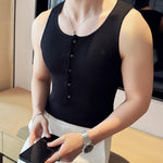 Coffee - Tank Top for Men - Sarman Fashion - Wholesale Clothing Fashion Brand for Men from Canada