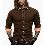 ColorZAR - Long Sleeves Shirt for Men - Sarman Fashion - Wholesale Clothing Fashion Brand for Men from Canada