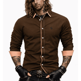 ColorZAR - Long Sleeves Shirt for Men - Sarman Fashion - Wholesale Clothing Fashion Brand for Men from Canada