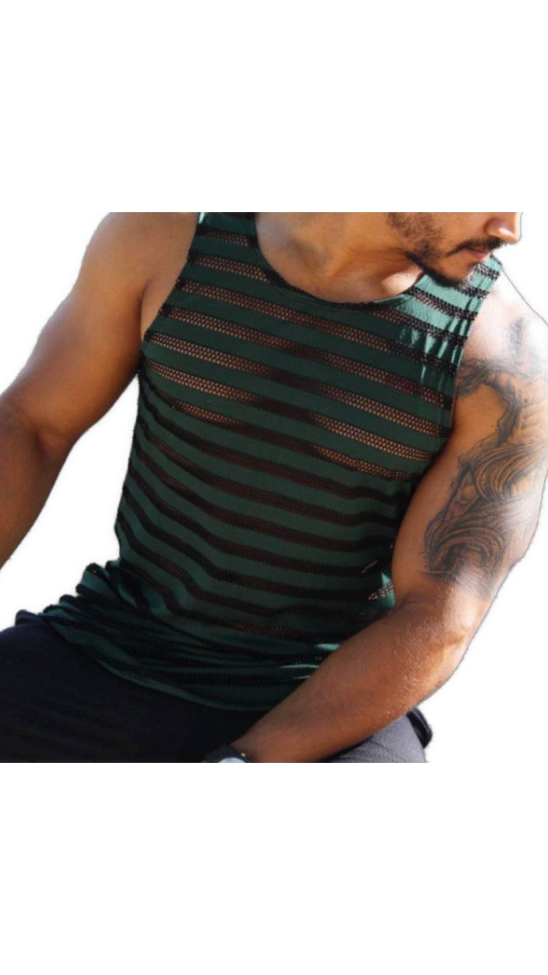 Comuniatu 22 - Tank Top for Men - Sarman Fashion - Wholesale Clothing Fashion Brand for Men from Canada