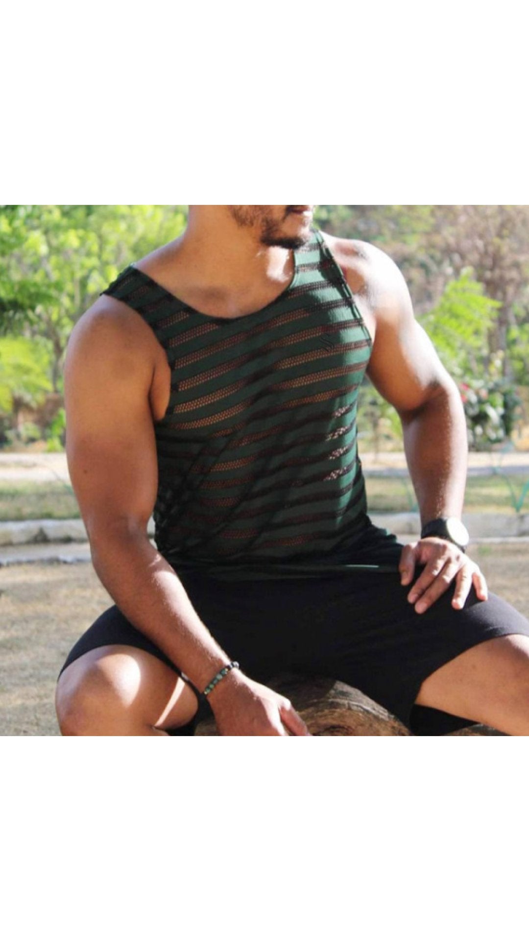 Comuniatu 22 - Tank Top for Men - Sarman Fashion - Wholesale Clothing Fashion Brand for Men from Canada