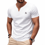Comuniatu 31 - V - Neck T-Shirt for Men - Sarman Fashion - Wholesale Clothing Fashion Brand for Men from Canada