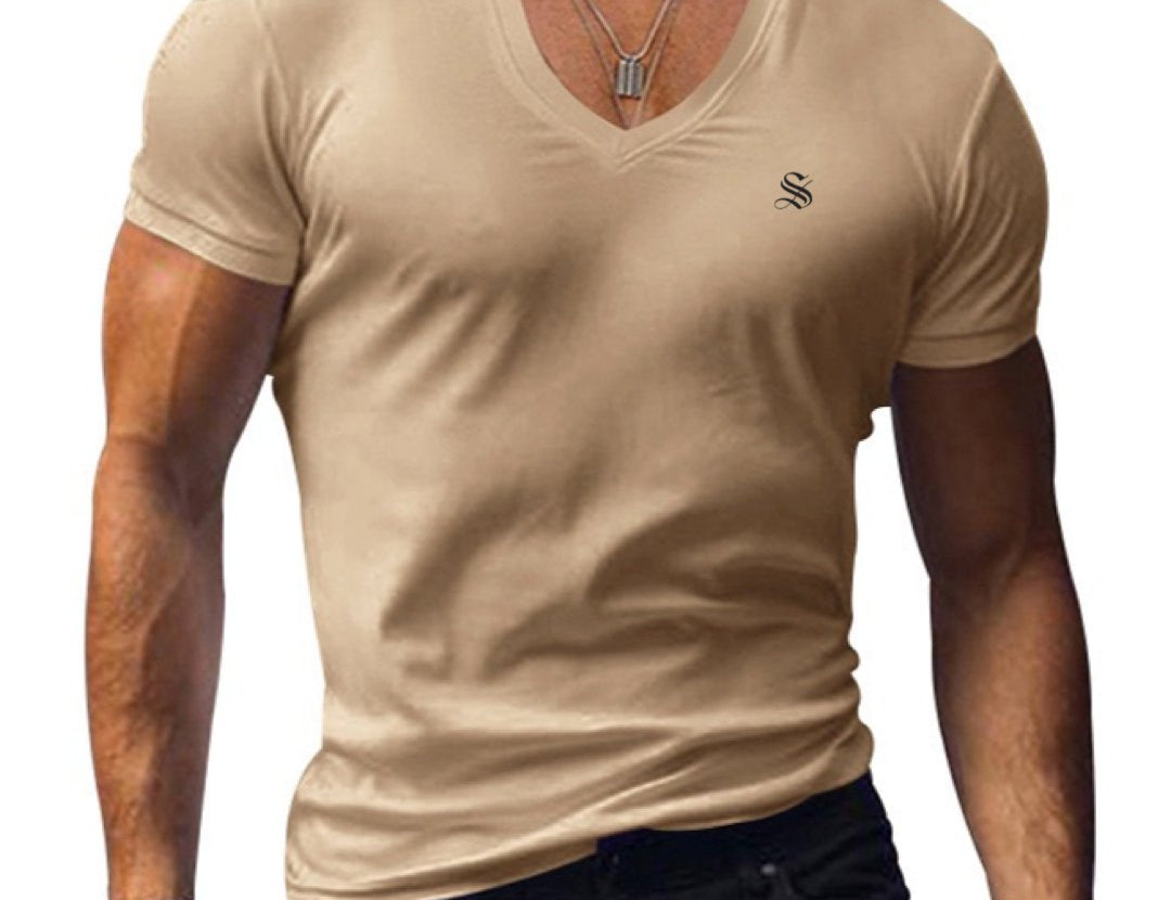 Comuniatu 7 - V-Neck T-Shirt for Men - Sarman Fashion - Wholesale Clothing Fashion Brand for Men from Canada