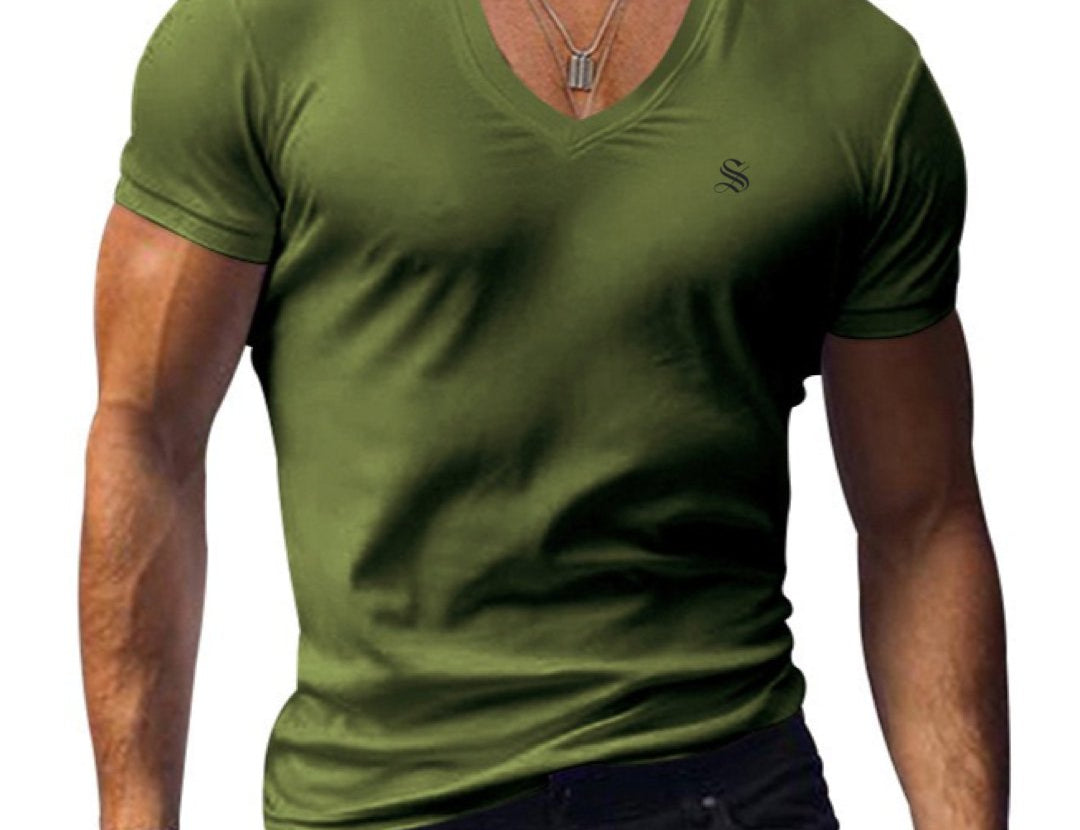 Comuniatu 7 - V-Neck T-Shirt for Men - Sarman Fashion - Wholesale Clothing Fashion Brand for Men from Canada