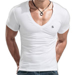 Comuniatu 8 - V-Neck T-Shirt for Men - Sarman Fashion - Wholesale Clothing Fashion Brand for Men from Canada