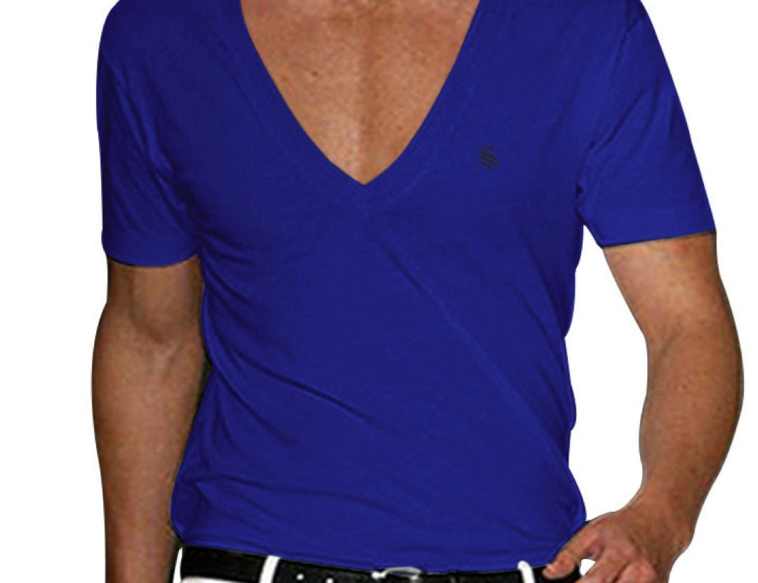 Comuniatu 9 - V-Neck T-Shirt for Men - Sarman Fashion - Wholesale Clothing Fashion Brand for Men from Canada